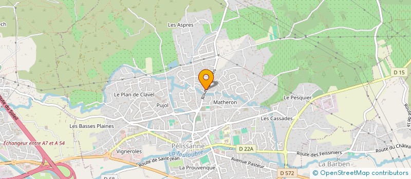 localisation de l'entreprise LE PISAVIS  PELISSANNE