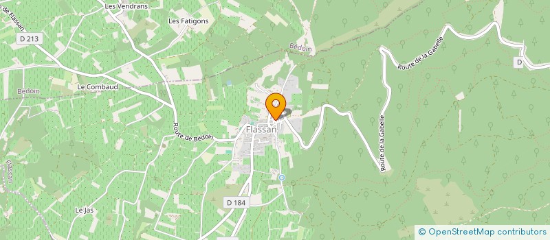 localisation de l'entreprise LE PISCINISTE DU VENTOUX  FLASSAN