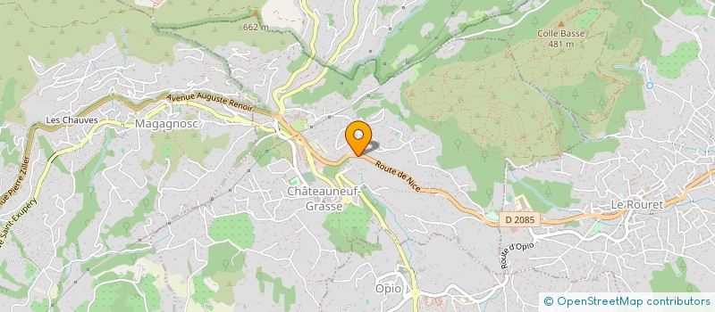 localisation de l'entreprise LE PISSALAT  CHATEAUNEUF