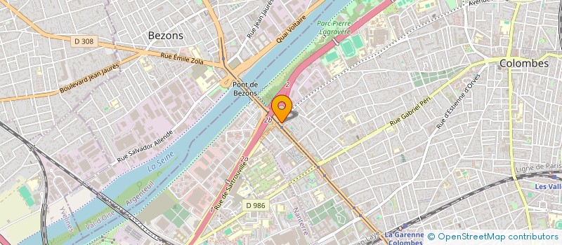 localisation de l'entreprise LE PITCHOUNET à COLOMBES