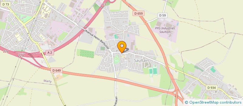 localisation de l'entreprise LE PITHIVIERS  SAULTAIN