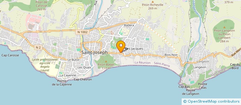 localisation de l'entreprise LE PITON à SAINT-JOSEPH