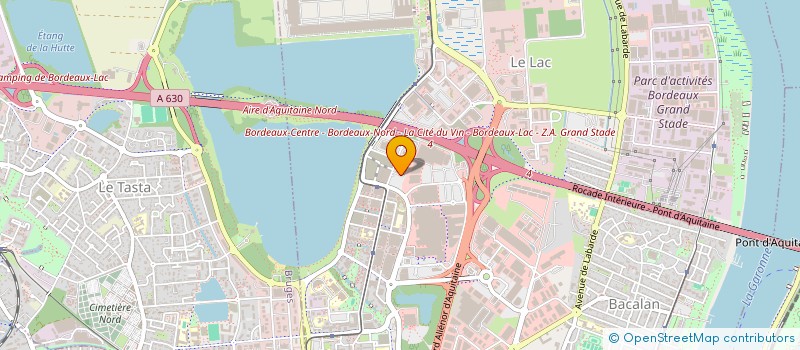 localisation de l'entreprise LE PITON à BORDEAUX