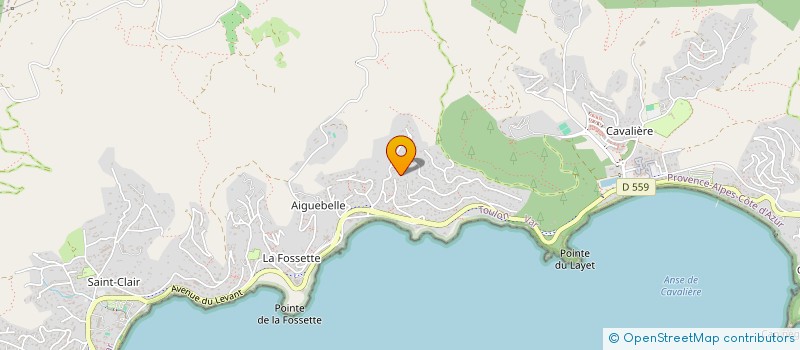 localisation de l'entreprise LE PITON D'AIGUEBELLE à LE LAVANDOU