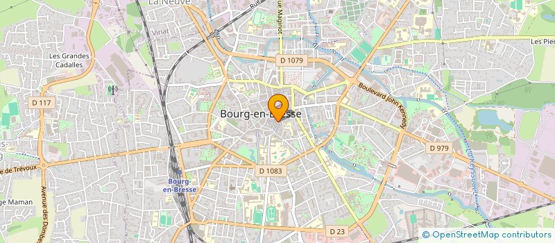 localisation de l'entreprise LE PITTORESQUE  BOURG-EN-BRESSE