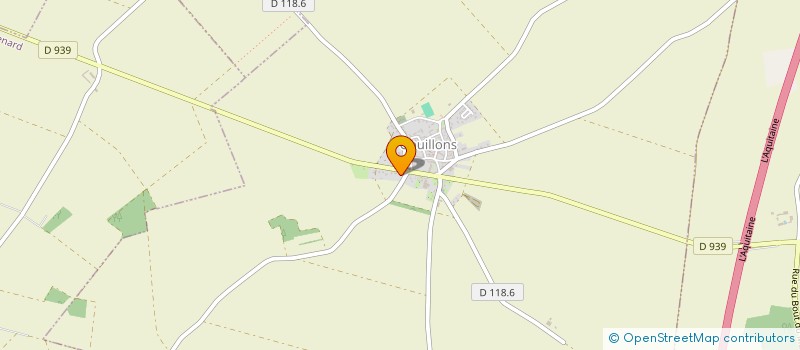localisation de l'entreprise LE PIVOINE DE M.A.R.S à GOUILLONS