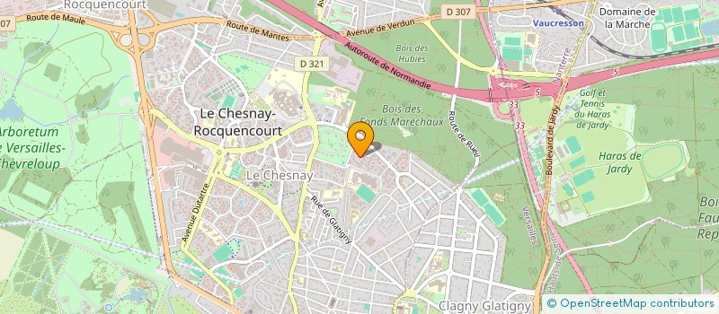 localisation de l'entreprise LE PIXEL FRANCAIS  LE CHESNAY-ROCQUENCOURT