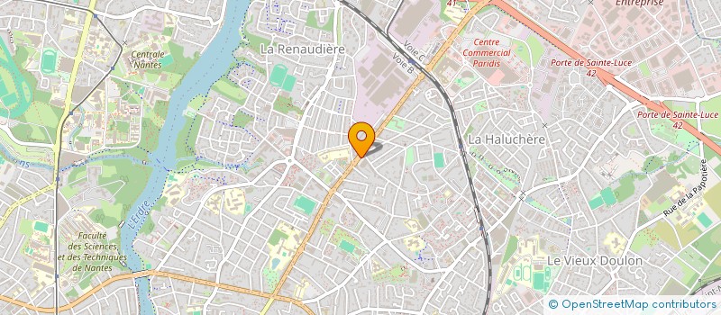 localisation de l'entreprise LE PIZZAIOLO à NANTES