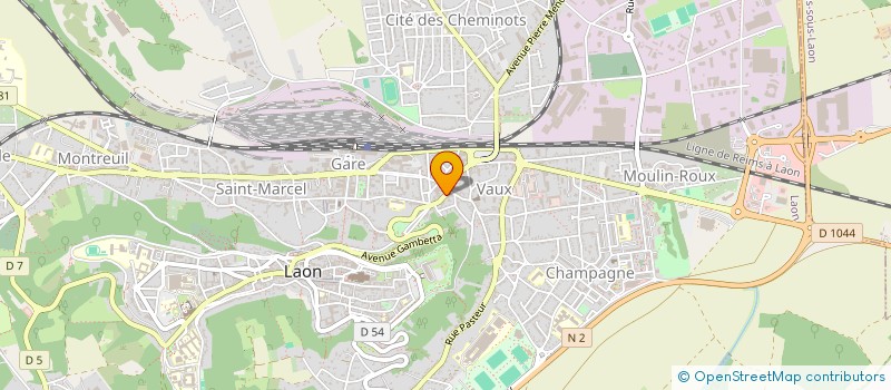 localisation de l'entreprise LE PIZZAIOLO à LAON