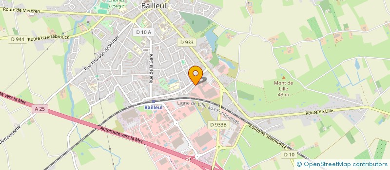 localisation de l'entreprise LE PIZZAIOLO BAILLEUL à BAILLEUL