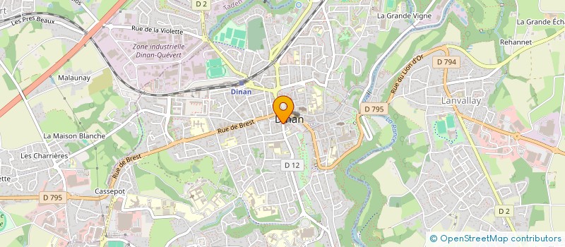 localisation de l'entreprise LE PLACIS DORE  DINAN