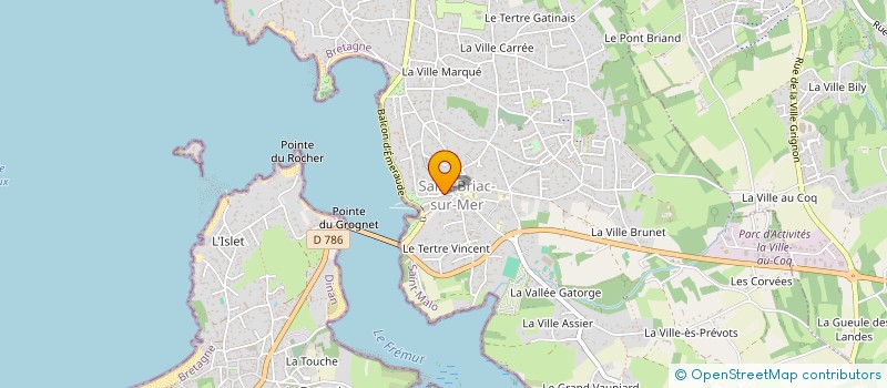 localisation de l'entreprise LE PLACIS OLGAT  SAINT-BRIAC-SUR-MER