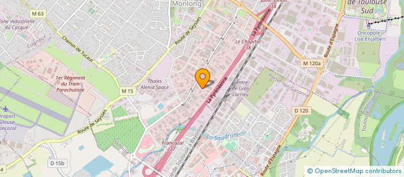 localisation de l'entreprise LE PLAFOND METALLIQUE à TOULOUSE