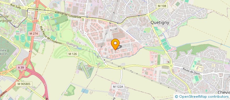 localisation de l'entreprise LE PLAISIR D'OFFRIR à QUETIGNY