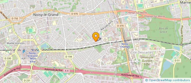 localisation de l'entreprise LE PLAISIR DE BATIR  NOISY-LE-GRAND