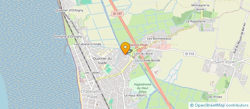 localisation de l'entreprise LE PLAISIR DE PEINDRE à CHATELAILLON-PLAGE