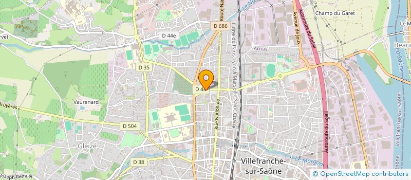 localisation de l'entreprise LE PLAISIR DE RANGER à VILLEFRANCHE-SUR-SAONE