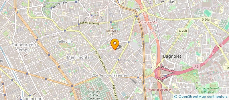 localisation de l'entreprise LE PLAISIR DES TEMPS  PARIS