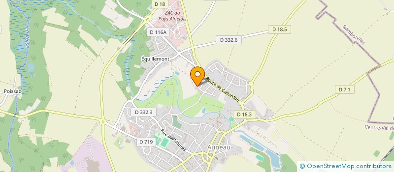localisation de l'entreprise LE PLAISIR DU BAIN à AUNEAU-BLEURY-SAINT-SYMPHORIEN