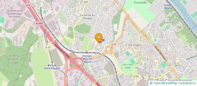 localisation de l'entreprise LE PLAN à RIS ORANGIS