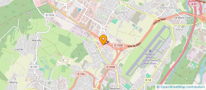 localisation de l'entreprise LE PLAN  EPAGNY METZ-TESSY