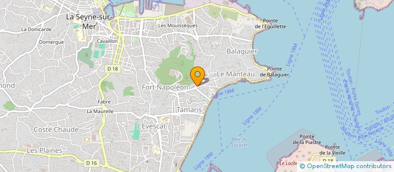 localisation de l'entreprise LE PLAN à LA SEYNE-SUR-MER