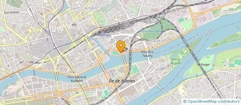 localisation de l'entreprise LE PLAN B 44  NANTES
