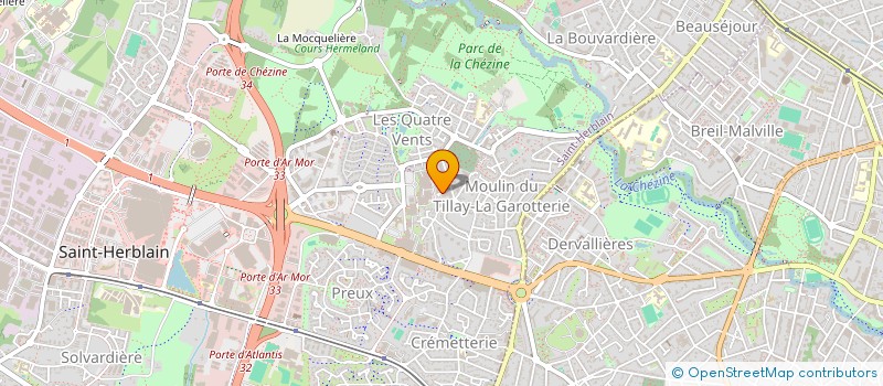 localisation de l'entreprise LE PLAN B à SAINT-HERBLAIN