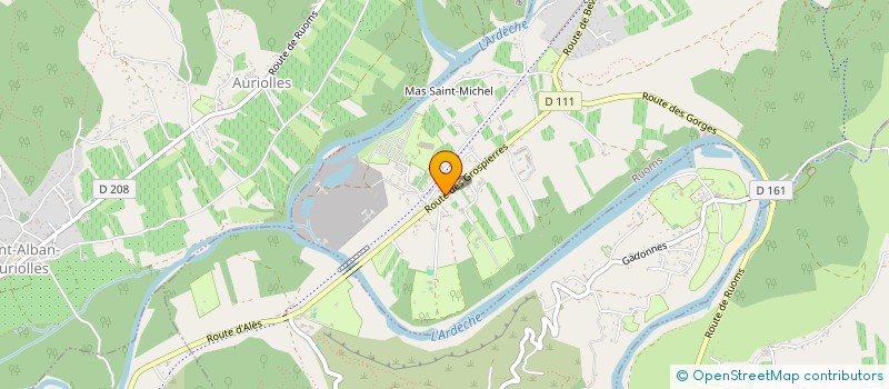 localisation de l'entreprise LE PLAN B à RUOMS