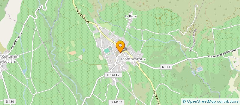 localisation de l'entreprise LE PLAN B - BUREAUX PARTAGES DE MONTPEYROUX à MONTPEYROUX