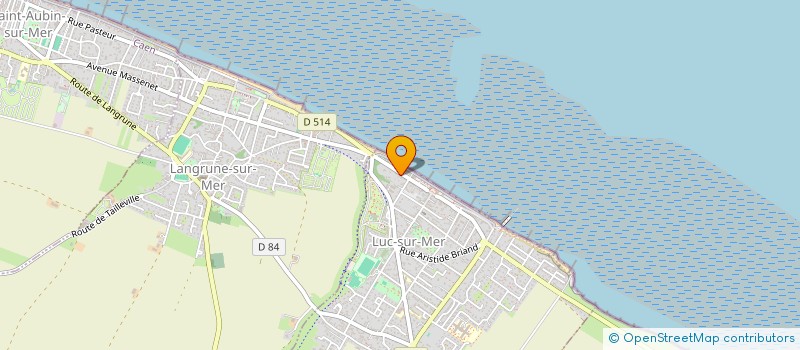 localisation de l'entreprise LE PLAN C  LUC-SUR-MER