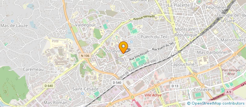 localisation de l'entreprise LE PLAN CHAPEL  NIMES