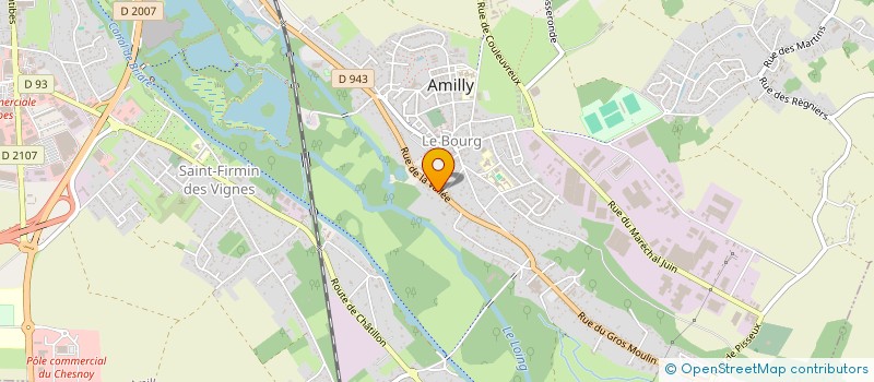 localisation de l'entreprise LE PLAN CONSTRUIT à AMILLY