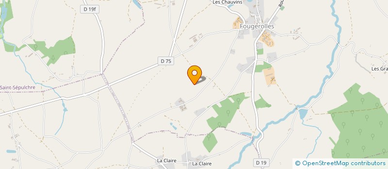 localisation de l'entreprise LE PLAN D'EAU à NEUVY-SAINT-SEPULCHRE