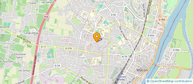 localisation de l'entreprise LE PLAN DE CAROUGE à CHARNAY-LES-MACON