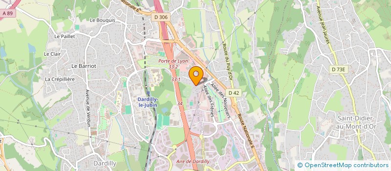 localisation de l'entreprise LE PLAN DU MONT  DARDILLY