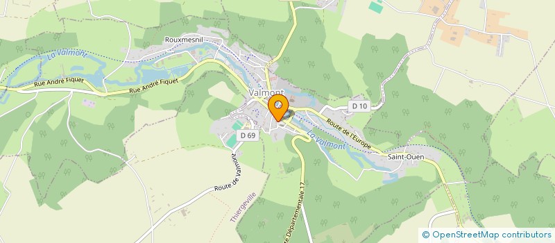 localisation de l'entreprise LE PLAN F  VALMONT