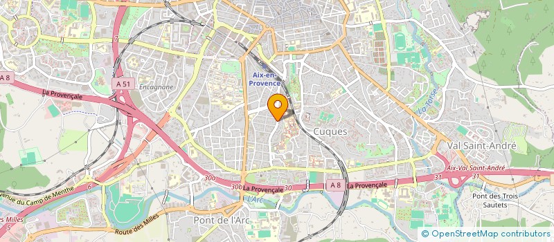 localisation de l'entreprise LE PLAN NEUF  AIX-EN-PROVENCE