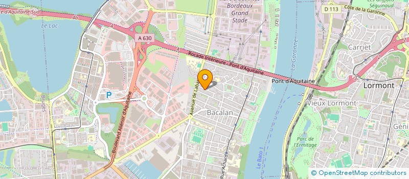 localisation de l'entreprise LE PLANCHER DES VACHES  BORDEAUX