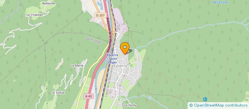 localisation de l'entreprise LE PLANCHER DES VACHES SFL  SAINT FRANCOIS LONGCHAMP