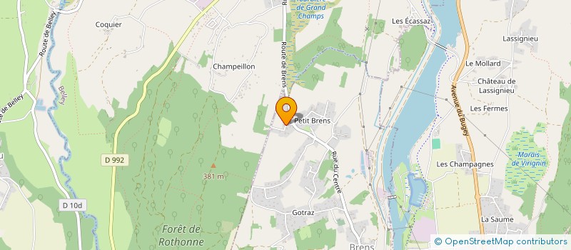 localisation de l'entreprise LE PLANET  BRENS