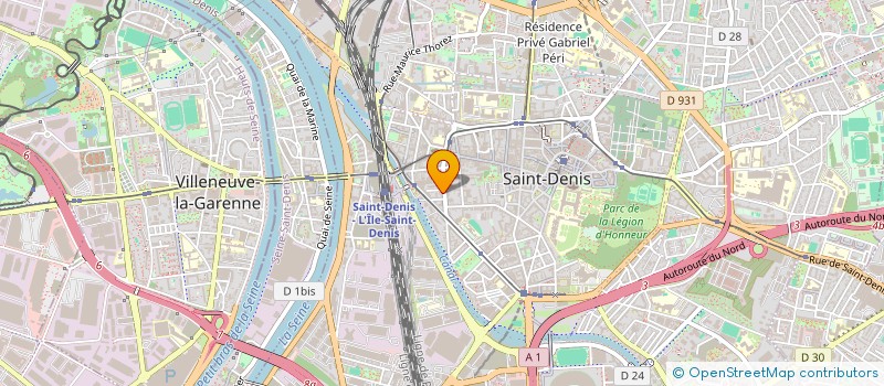 localisation de l'entreprise LE PLANETARIUM à SAINT-DENIS