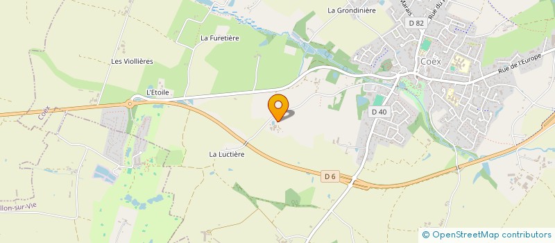 localisation de l'entreprise LE PLANTY  COEX