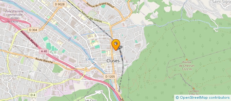 localisation de l'entreprise LE PLANZURY  CLUSES