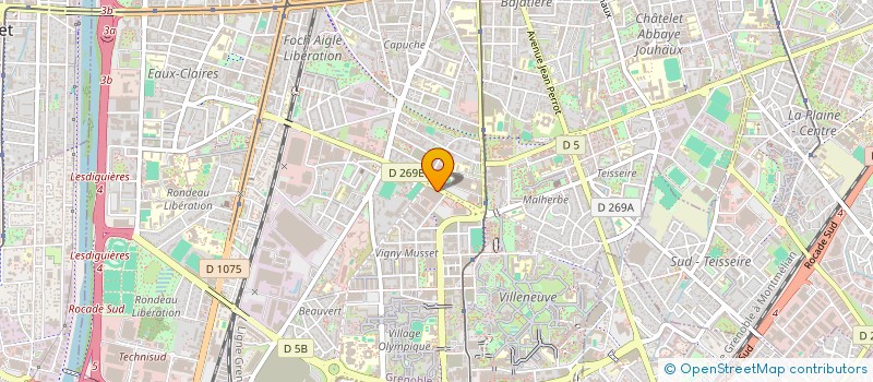 localisation de l'entreprise LE PLAQUISTE DE L'AVENIR à GRENOBLE