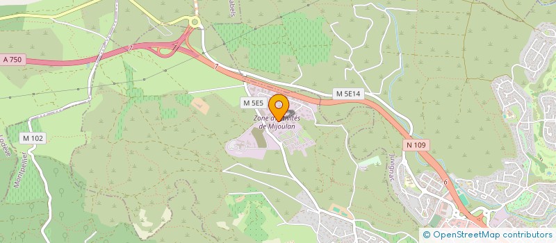 localisation de l'entreprise LE PLAQUISTE MONTPELLIERAIN à SAINT-GEORGES-D'ORQUES