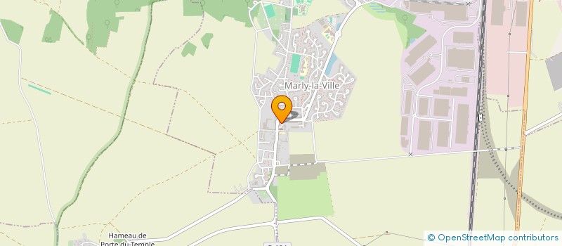 localisation de l'entreprise LE PLAT'S BAND DE L'YSIEUX  MARLY-LA-VILLE