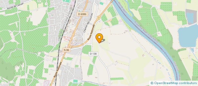 localisation de l'entreprise LE PLATANE à PONT-SAINT-ESPRIT