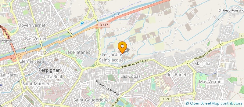 localisation de l'entreprise LE PLATANE à PERPIGNAN