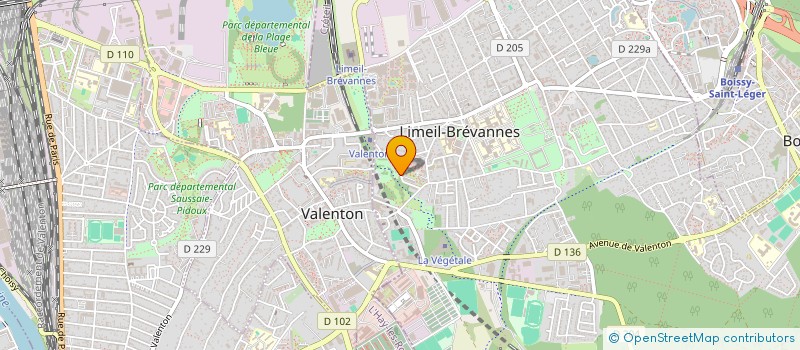localisation de l'entreprise LE PLATANE à LIMEIL-BREVANNES